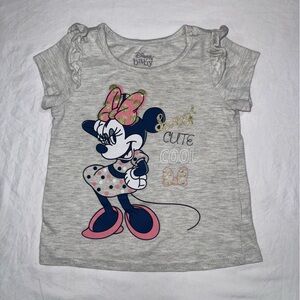 Disney baby size 24 months Gray Minnie Mouse Sweet Cool Tee shirt